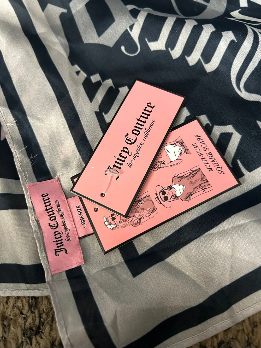 Juicy Couture Logo Scarf